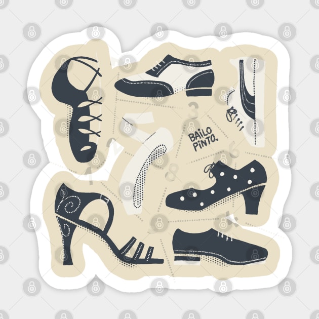 Dance Shoes Puzzle! Sticker by bailopinto